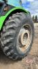 Deutz 7145 MFWD Tractor with Allied 895 loader, 6853 hrs showing, s/n 76423075, F169 ***KEYS - OFFICE TRAILER*** - 8