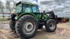 Deutz 7145 MFWD Tractor with Allied 895 loader, 6853 hrs showing, s/n 76423075, F169 ***KEYS - OFFICE TRAILER*** - 15