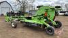 10 ft Schulte XH1000 Series 3 Wing-up rotary mower with Schulte FLX-1510 power arm swing chain guards, 1000 pto, weight kit, s/n C30710806504, F172 - 2