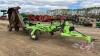 10 ft Schulte XH1000 Series 3 Wing-up rotary mower with Schulte FLX-1510 power arm swing chain guards, 1000 pto, weight kit, s/n C30710806504, F172 - 7