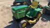 JD 318 ride on mower with 52inch deck, 862 hrs showing, s/n M00318X484534, F190 ***keys- office trailer*** - 3