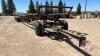 56ft triple axle Hay trailer with S/A converter dolly, 11R22.5 rubber - 29 RND bales, NO TOD-FARM USE ONLY, F187 - 2