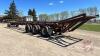 56ft triple axle Hay trailer with S/A converter dolly, 11R22.5 rubber - 29 RND bales, NO TOD-FARM USE ONLY, F187 - 8