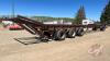 56ft triple axle Hay trailer with S/A converter dolly, 11R22.5 rubber - 29 RND bales, NO TOD-FARM USE ONLY, F187 - 12