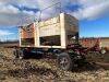 *Shop Built t/a bale trailer - 3