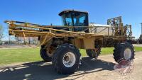 1996 Rogator 854 SP Sprayer with 90ft booms, 6153 hrs showing, s/n 8510975, F191 ***keys - office trailer***