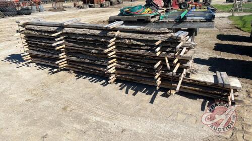 live edge slab - 12-15ft L x11inch-15inch W x 1.75-2inch thick, F127