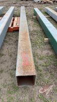 7inch x 7inch tube 1/4inch wall - approx 13ft, F188