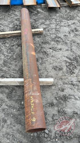 6ft x 5.6in ID tube welded join, F188