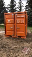 9ft Steel storage container with side man door and window TMG-SC09, New ***keys - office trailer***