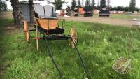 4 wheel horse drawn Buggy with shaves, H35