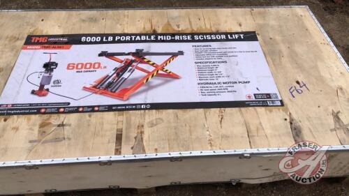 Portable mid-rise scissor lift, New