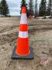 Reflective traffic cone 29in, New - 2