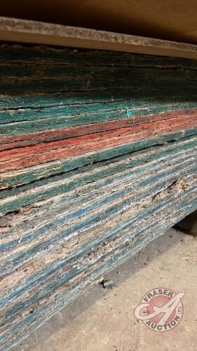 4ft x 8ft OSB sheets, USED, H10