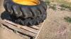 9.00x24 Ag Tire with 8 hole rims, H51 - 4