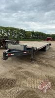 2003 30ft Trail Tech Utility Trailer, Black, VIN# 2CU44ARF032013439, H59, Owner: Archibald McBride, Seller: Fraser Auction ________________ ***tod-office trailer***