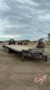 2003 30ft Trail Tech Utility Trailer, Black, VIN# 2CU44ARF032013439, H59, Owner: Archibald McBride, Seller: Fraser Auction ________________ ***tod-office trailer*** - 2