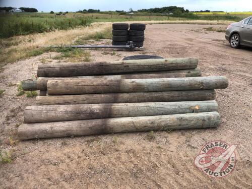 Posts 7-8inx8ft, H55