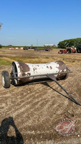 8ft Inland steel swath roller, s/n 2085A, H61