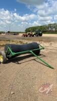 8ft JD poly swath roller, bent, H65