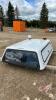 6.5ft fibre glass truck cap w/ side access door, H67 ***keys - office trailer*** - 3