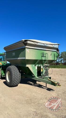 Ficklin CA1500 Grain cart, approx 650 bushels, s/n 8979, H71 ***manual - office trailer***