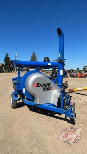 Brandt 5200ex Grain Vac, 1000 PTO, 12inch unload auger, poly hose, H82