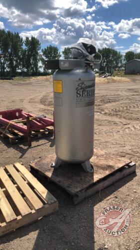 Air Compressor Tank, 230 volts, everything works, NEEDS compressor, H75