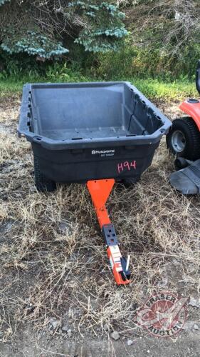 Husqvarna 2 wheel dump trailer - 2 years old, H94