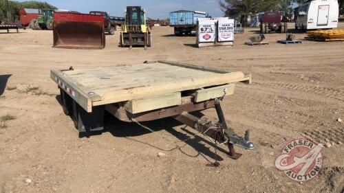 1970 Homemade Trailer, Black, H99 Owner: Leonard Hullick, Seller: Fraser Auction___________________ ***TOD - office trailer***