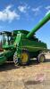 JD 9760 STS Bullet Rotor SP Combine with 15ft Precision, 3891 Eng hrs showing, 2621 Threshing hrs showing, s/n 721109 ***keys - office trailer*** - 3