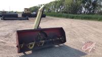 7ft Farm King Snow Blower,540 pto, hyd chute, single auger, H99