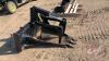 stump bucket/grapple, skid steer quick attach, H107 - 2