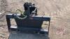 stump bucket/grapple, skid steer quick attach, H107 - 3