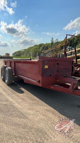 CaseIH 1580 t/a manure spreader, 10.00-20 rubber, s/n HC0002404, H100