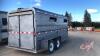 2004 16ft SRC Stock Trailer, VIN# 2S9SV621X4E116182, H109, Owner: Ivan M Plett, Seller: Fraser Auction_______________ ***TOD - office trailer*** - 3