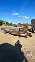 2008 22.5ft Bergs Hauler Utility Trailer, VIN# 2M9D0620781174503, H50 Owner: Lonnie D Studer, Seller: Fraser Auction __________________ ***TOD - office trailer***