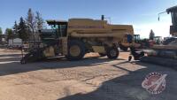 NH TX36 SP Combine with NH 971 pickup header, 3765 hrs showing, s/n8611002, H106 ***keys - office trailer***