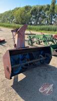 6ft Allied snow blower, single auger, 540pto, Manual chute, H132