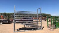 12’ load chute, HD galvanized steel, adjustable height, wood ramp, H126