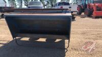 Approx 75 bushel Creep Feeder with calf panels, mineral buckets, H126