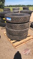 11R22.5 Well Plus WDM966 Tires, New, H117