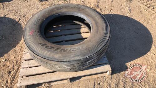 11R24.5 Dunlop Tire, H74