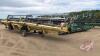 1994 36ft Honey Bee draper header w/self-transport, Gleaner adapter, pick-up reel, DBL knife drive, s/n 43694249, H137 - 5