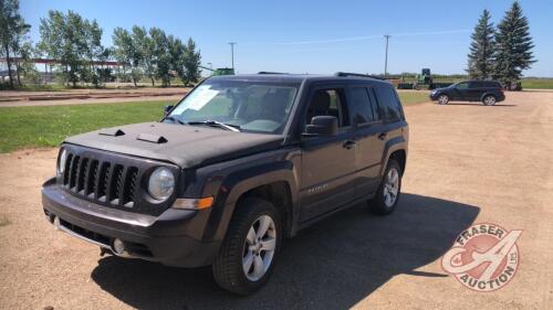 2014 Jeep Patriot 4x4 Sport Utility, 242,424 Showing, VIN# 1C4NJRAB2ED653274, REBUILT, H50, Owner: Lonnie D Studer, Seller: Fraser Auction _________________, ***TOD, keys - Office trailer******