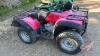 2001 Honda TRX450ES 4x4 Quad, VIN# 478TE226414205058, H163 ***keys - office trailer*** - 3