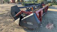 25ft Case IH 1020 Flex Header, hyd fore and aft, s/n 003085, H169