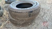 (2) Assorted 16inch tires, (H) H160