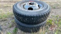 235/85R16 tires with 8 bolt rims, H171