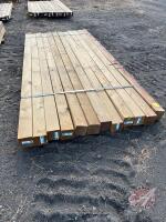 4inx4inx8ft Sienna lumber, H83